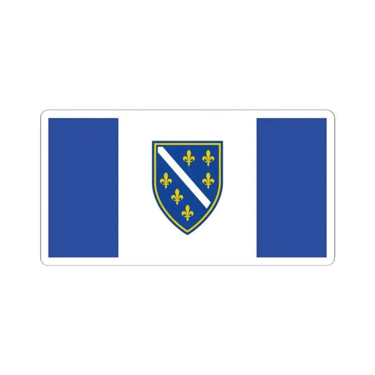BUD Bosnia  Heregovina Flag Proposal (Bosnia and Herzegovina) STICKER Vinyl Kiss-Cut Decal 2 Inch White - The Sticker Space