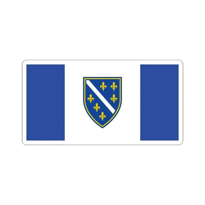 BUD Bosnia  Heregovina Flag Proposal (Bosnia and Herzegovina) STICKER Vinyl Kiss-Cut Decal 3 Inch White - The Sticker Space