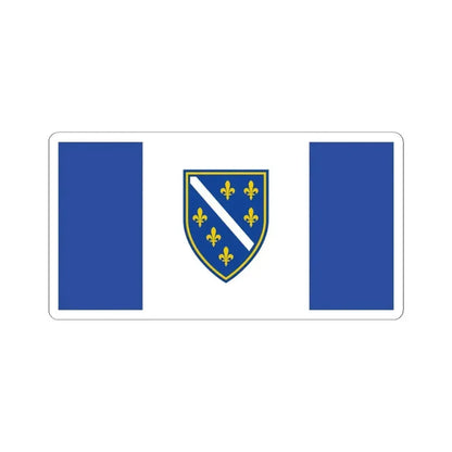 BUD Bosnia  Heregovina Flag Proposal (Bosnia and Herzegovina) STICKER Vinyl Kiss-Cut Decal 4 Inch White - The Sticker Space