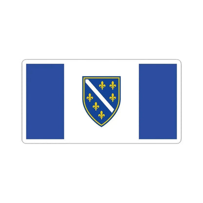 BUD Bosnia  Heregovina Flag Proposal (Bosnia and Herzegovina) STICKER Vinyl Kiss-Cut Decal 6 Inch White - The Sticker Space