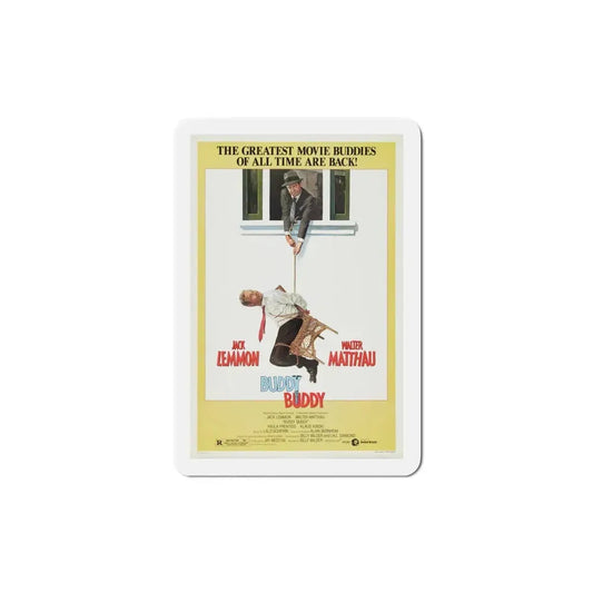 Buddy Buddy 1981 Movie Poster Refrigerator Magnet 4 Inch - The Sticker Space