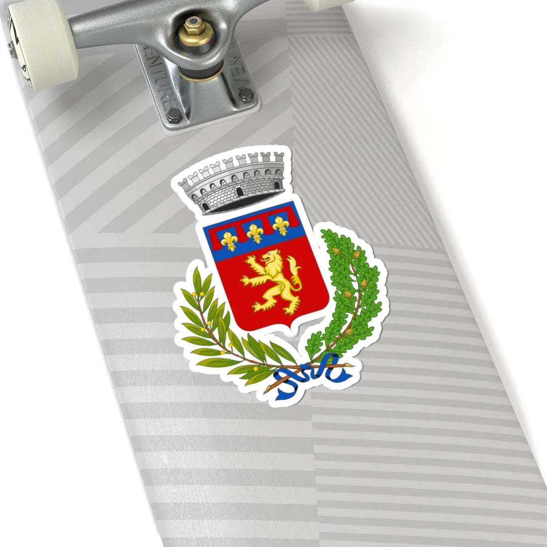 Budrio-Stemma (Italy) (Coat of Arms) STICKER Vinyl Kiss-Cut Decal - The Sticker Space