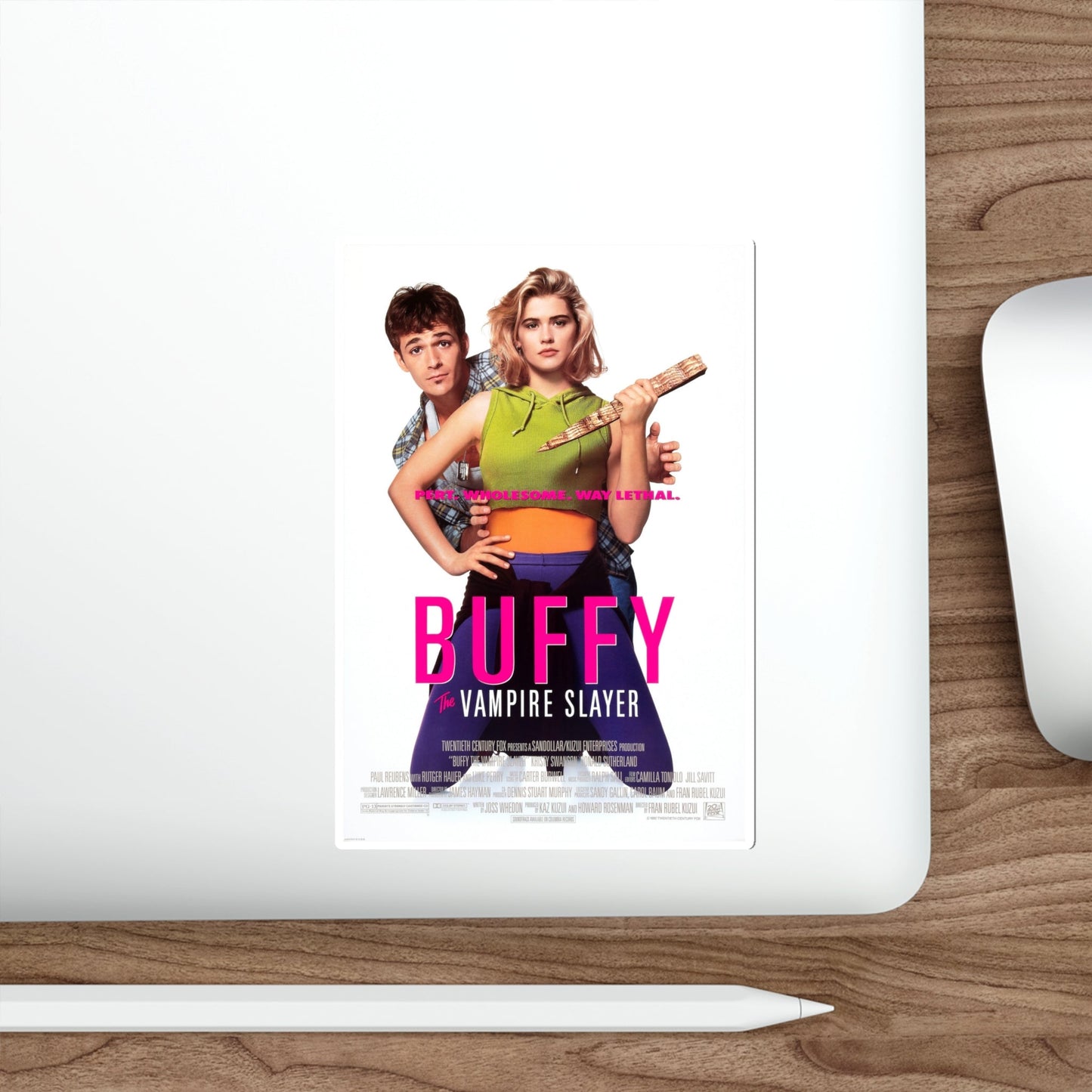 Buffy the Vampire Slayer 1992 2 Movie Poster STICKER Vinyl Die-Cut Decal-The Sticker Space