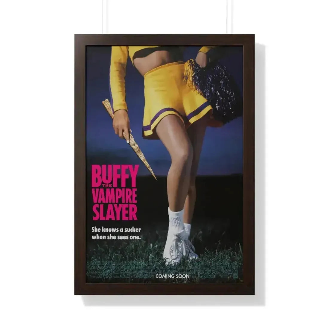 BUFFY THE VAMPIRE SLAYER (TEASER) 1992 - Framed Movie Poster - The Sticker Space