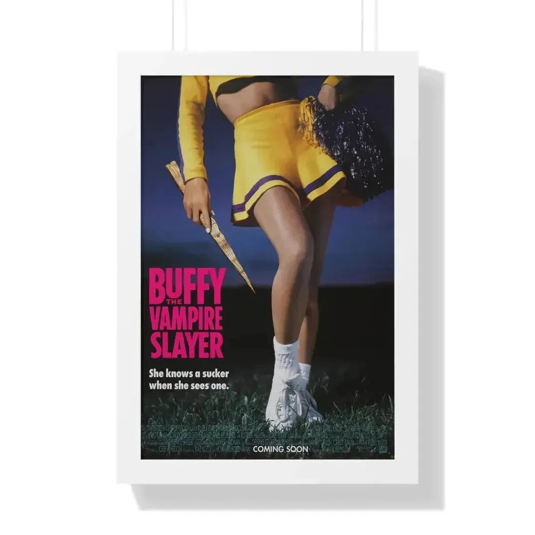 BUFFY THE VAMPIRE SLAYER (TEASER) 1992 - Framed Movie Poster - The Sticker Space