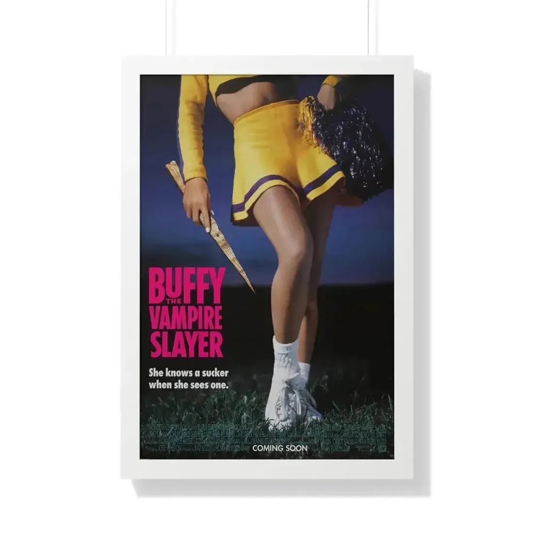 BUFFY THE VAMPIRE SLAYER (TEASER) 1992 - Framed Movie Poster - The Sticker Space