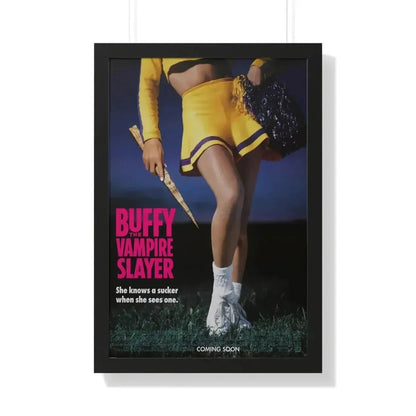 BUFFY THE VAMPIRE SLAYER (TEASER) 1992 - Framed Movie Poster - The Sticker Space