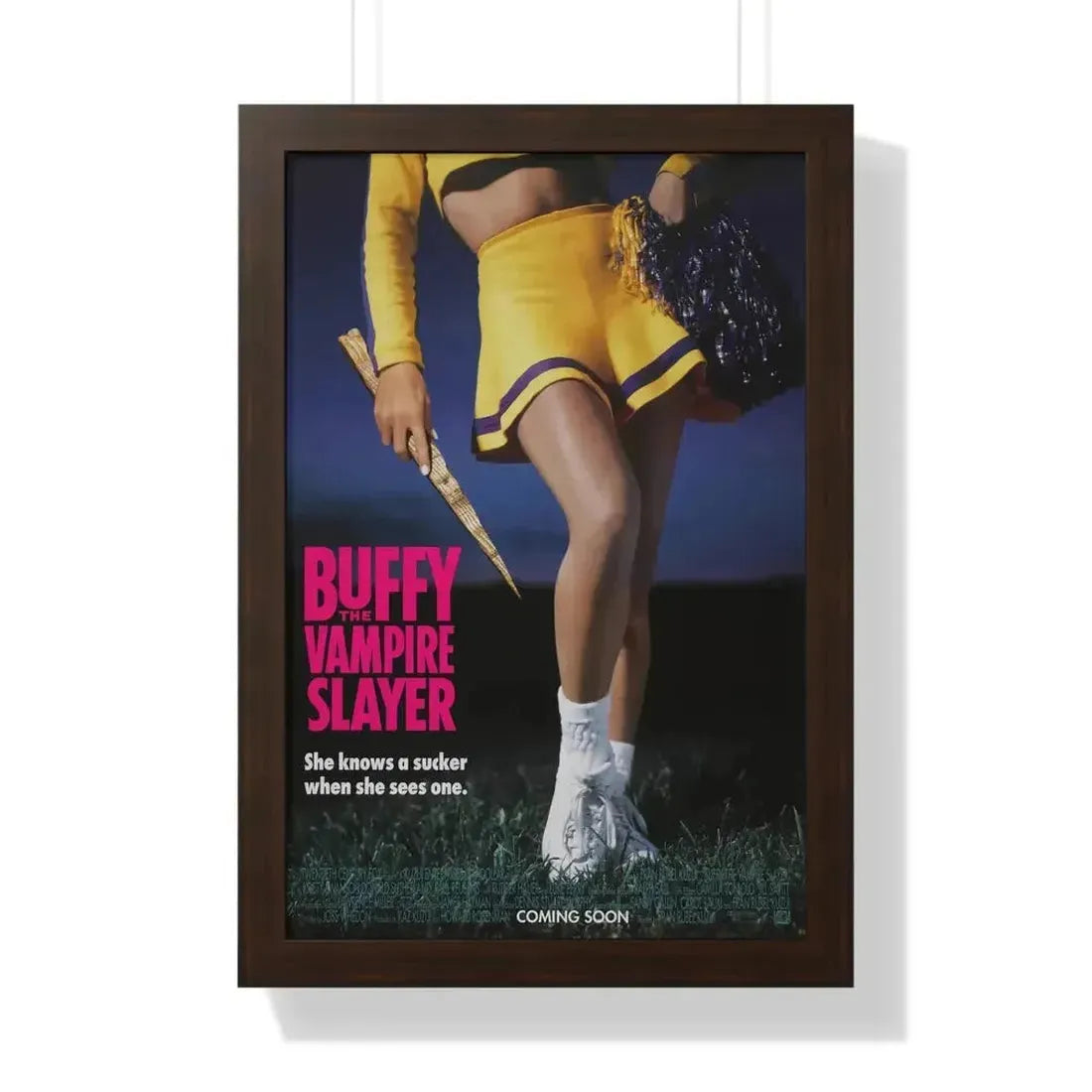 BUFFY THE VAMPIRE SLAYER (TEASER) 1992 - Framed Movie Poster - The Sticker Space