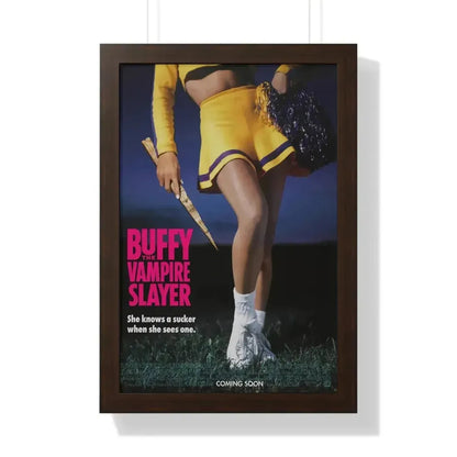 BUFFY THE VAMPIRE SLAYER (TEASER) 1992 - Framed Movie Poster - The Sticker Space