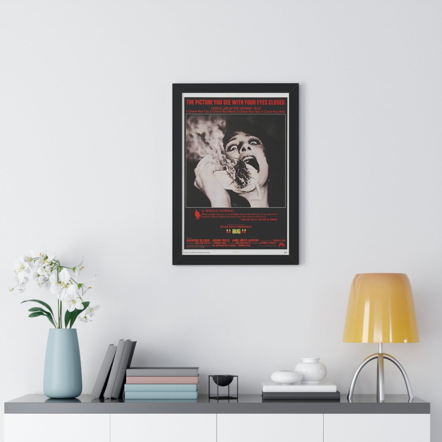 BUG 1975 - Framed Movie Poster-The Sticker Space