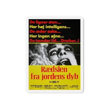 BUG (DANISH) 1975 Movie Poster - Refrigerator Magnet - The Sticker Space