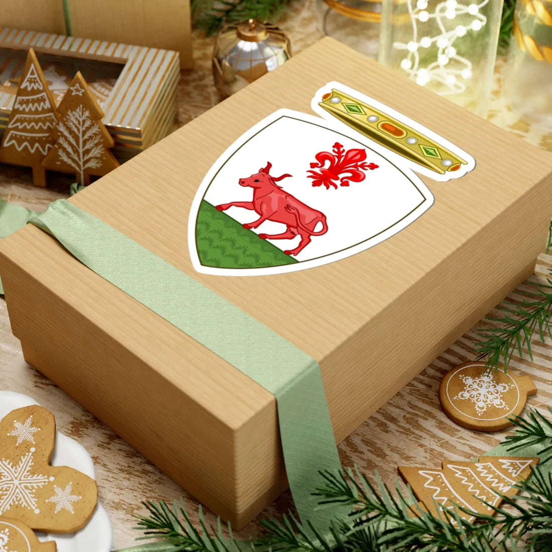 Buggiano-Stemma (Italy) (Coat of Arms) STICKER Vinyl Kiss-Cut Decal - The Sticker Space