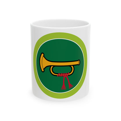 Bugling (Boy Scout Merit Badge) White Coffee Mug-11oz-The Sticker Space