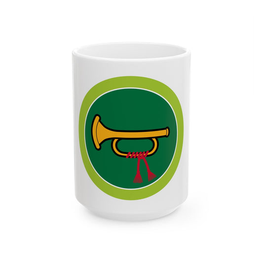 Bugling (Boy Scout Merit Badge) White Coffee Mug-15oz-The Sticker Space