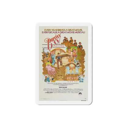 Bugsy Malone 1976 Movie Poster Refrigerator Magnet 2 Inch - The Sticker Space