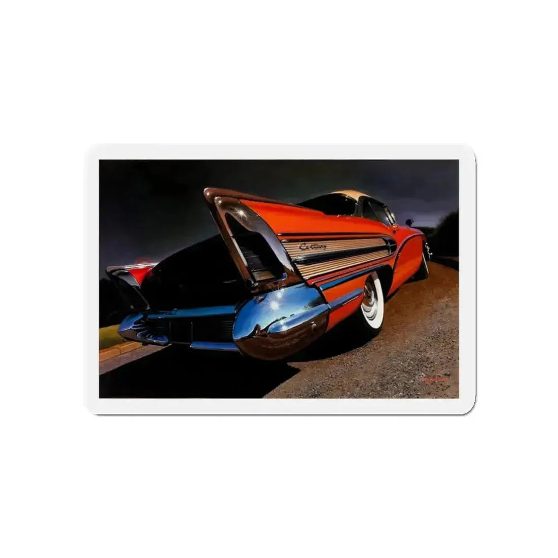 Buick Century (Magazine Illustration) Refrigerator Magnet - The Sticker Space
