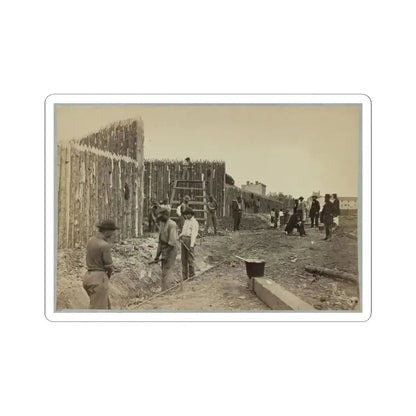 Building Stockade, Alexandria, Va.(2) (U.S. Civil War) STICKER Vinyl Kiss-Cut Decal 6 Inch White - The Sticker Space