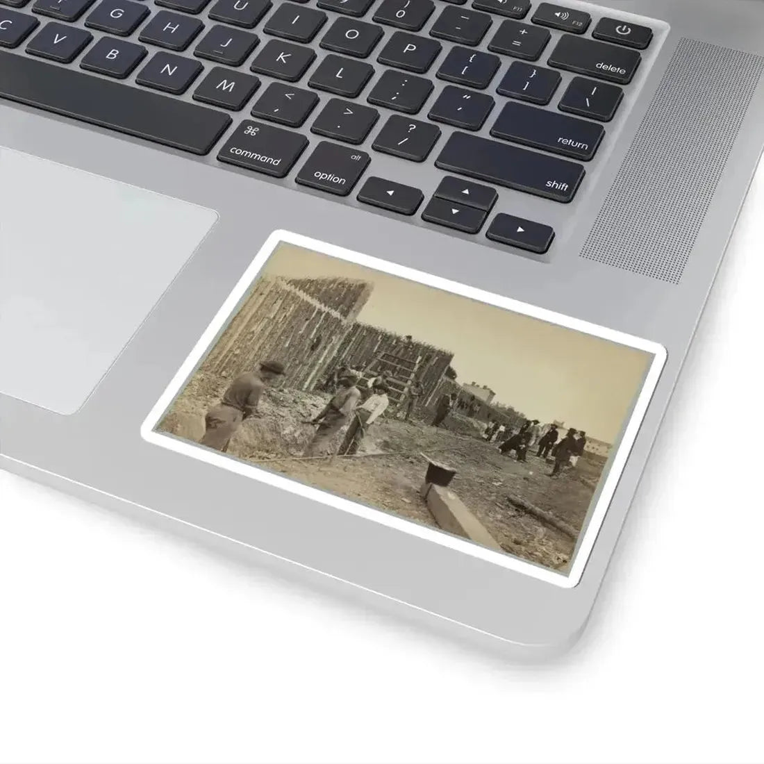 Building Stockade, Alexandria, Va.(2) (U.S. Civil War) STICKER Vinyl Kiss-Cut Decal - The Sticker Space