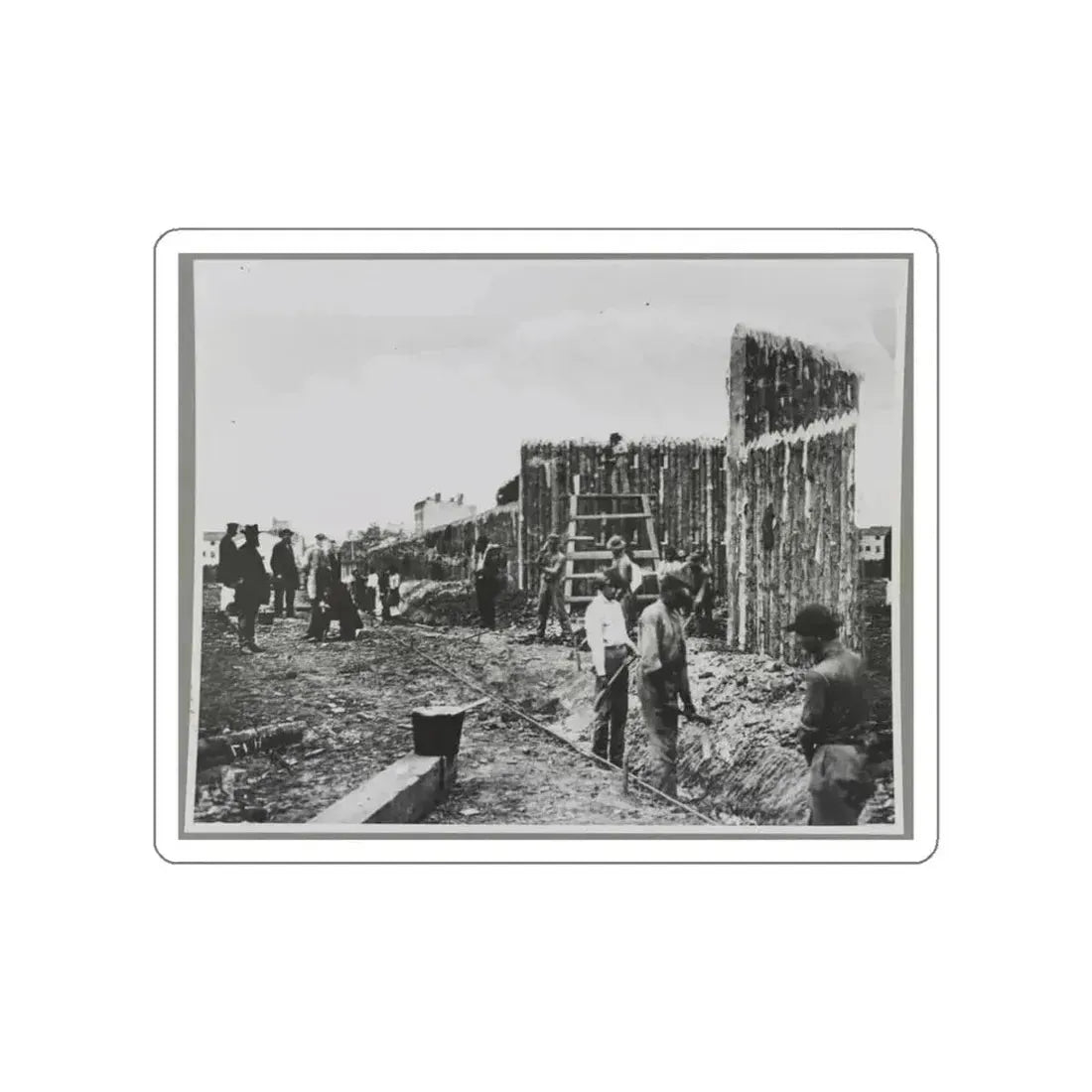 Building Stockade, Alexandria, Va. (U.S. Civil War) STICKER Vinyl Die-Cut Decal - The Sticker Space