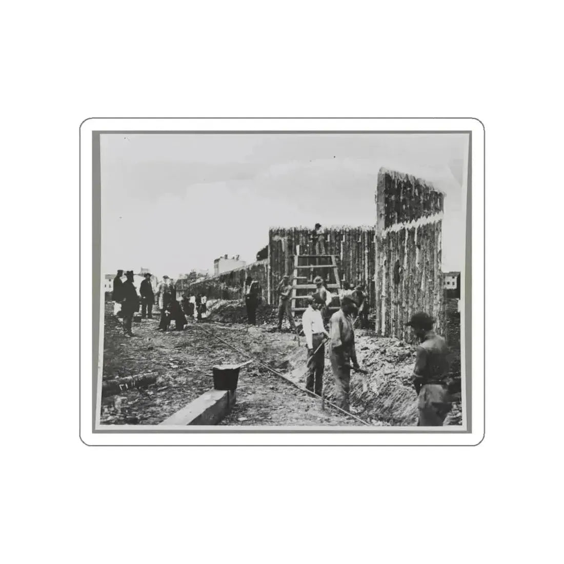 Building Stockade, Alexandria, Va. (U.S. Civil War) STICKER Vinyl Die-Cut Decal - The Sticker Space