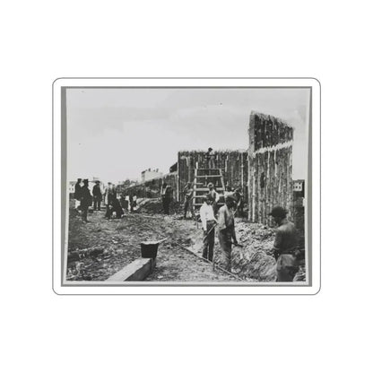Building Stockade, Alexandria, Va. (U.S. Civil War) STICKER Vinyl Die-Cut Decal White Die-Cut 2 Inch - The Sticker Space