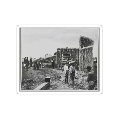 Building Stockade, Alexandria, Va. (U.S. Civil War) STICKER Vinyl Die-Cut Decal White Die-Cut 3 Inch - The Sticker Space
