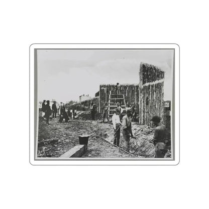 Building Stockade, Alexandria, Va. (U.S. Civil War) STICKER Vinyl Die-Cut Decal White Die-Cut 4 Inch - The Sticker Space