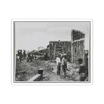 Building Stockade, Alexandria, Va. (U.S. Civil War) STICKER Vinyl Kiss-Cut Decal 2 Inch White - The Sticker Space