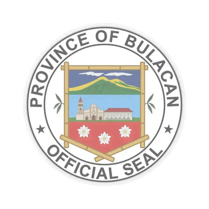 Bulacan Seal (Philippines) STICKER Vinyl Kiss-Cut Decal 2 Inch Transparent - The Sticker Space