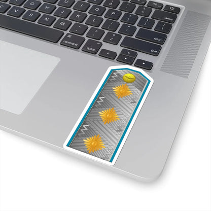 Bulgaria AirForce OF 8 (Bulgaria) (Military Rank) STICKER Vinyl Kiss-Cut Decal - The Sticker Space