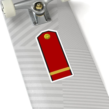 Bulgaria Army OR 4 (Bulgaria) (Military Rank) STICKER Vinyl Kiss-Cut Decal - The Sticker Space
