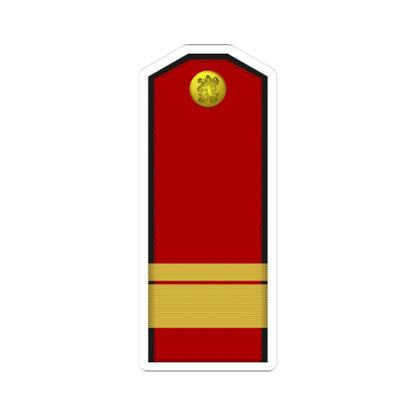 Bulgaria Army OR 8 (Bulgaria) (Military Rank) STICKER Vinyl Kiss-Cut Decal 3 Inch White - The Sticker Space