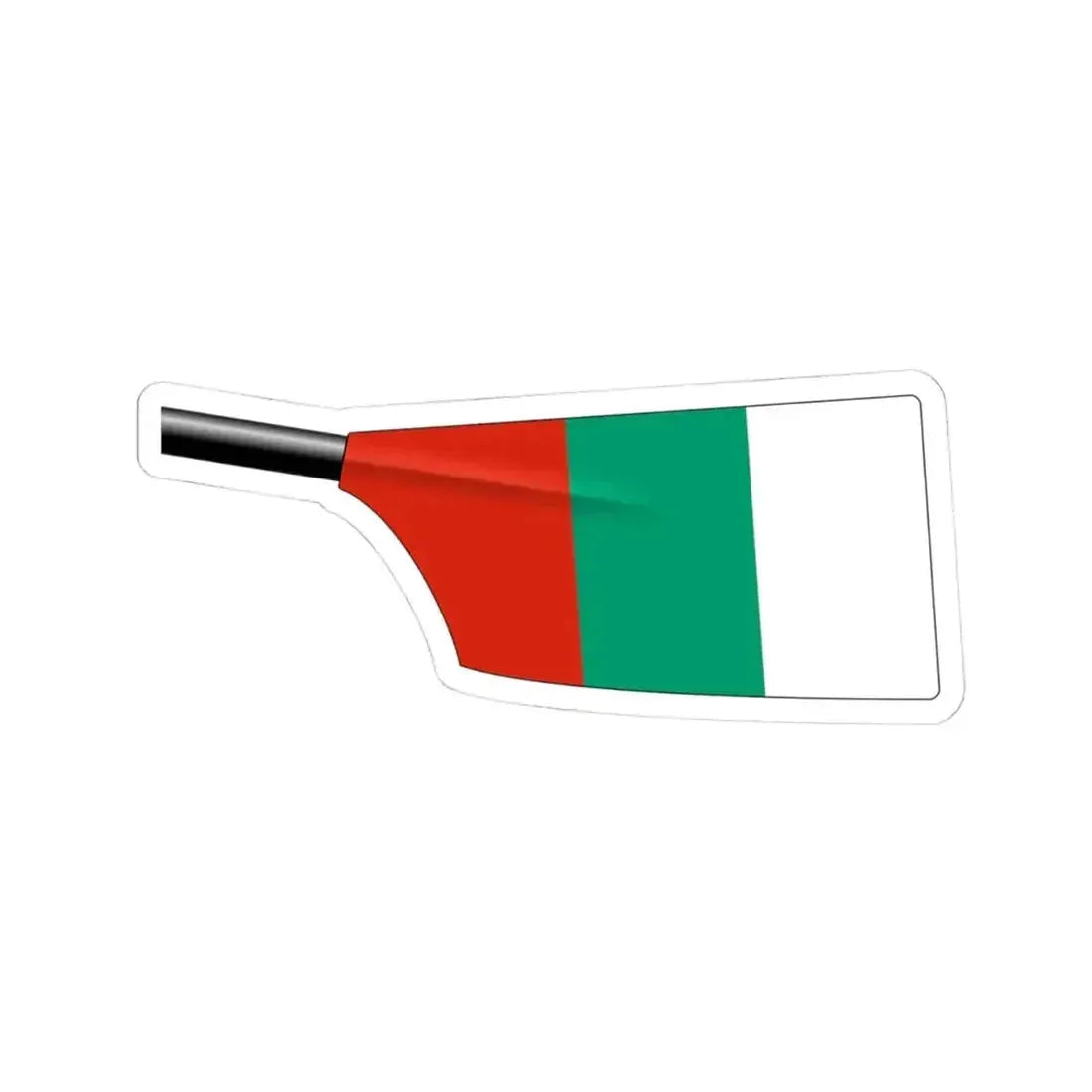 Bulgaria Rowing Blade (Bulgaria) STICKER Vinyl Kiss-Cut Decal 4 Inch White - The Sticker Space