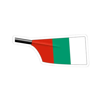 Bulgaria Rowing Blade (Bulgaria) STICKER Vinyl Kiss-Cut Decal 4 Inch White - The Sticker Space