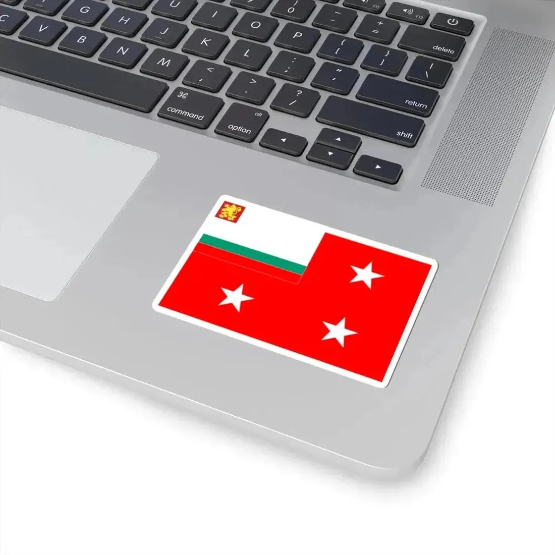 Bulgarian Navy Rank Flag Commander of the Navy (Bulgaria) STICKER Vinyl Kiss-Cut Decal - The Sticker Space