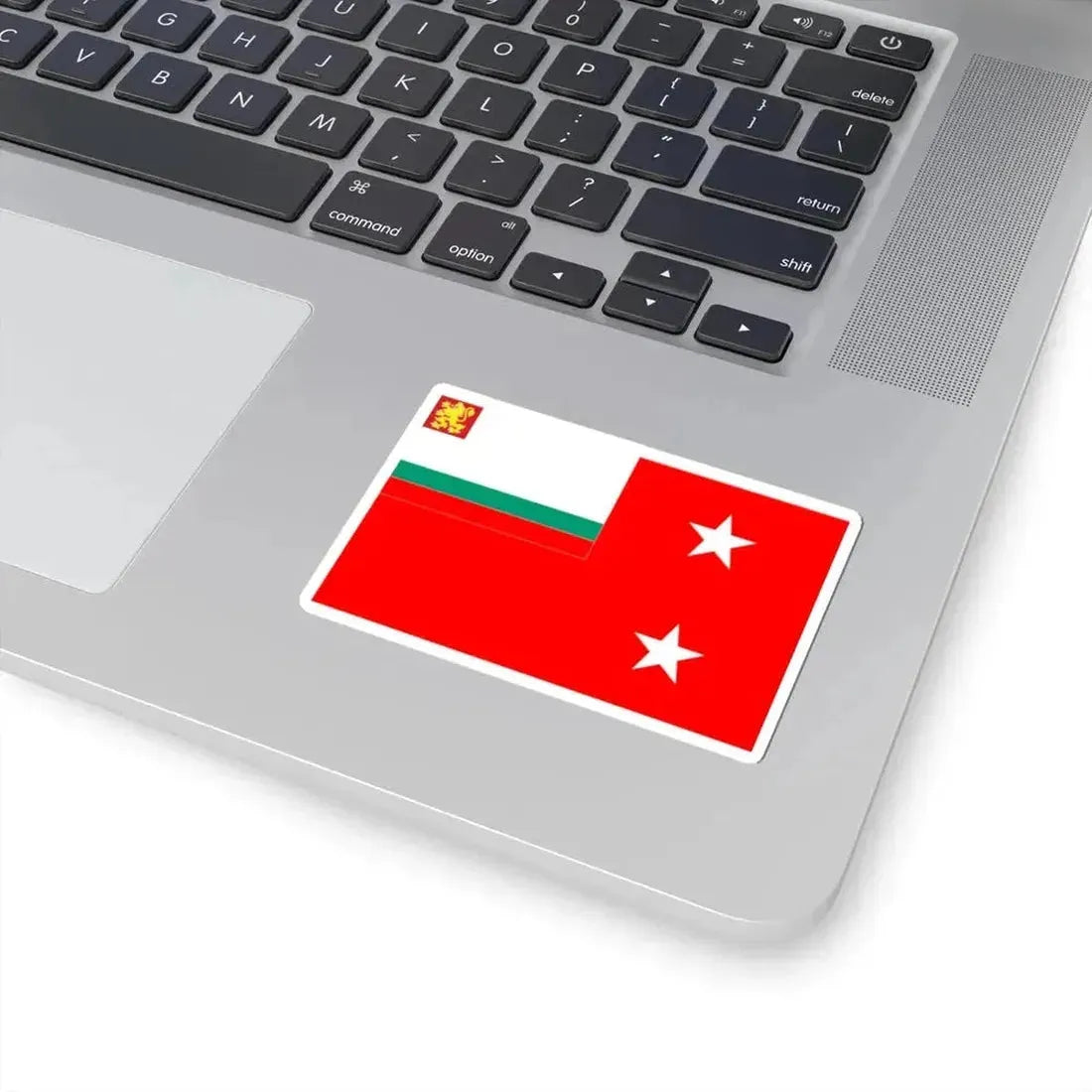 Bulgarian Navy Rank Flag Deputy Commander of the Navy (Bulgaria) STICKER Vinyl Kiss-Cut Decal - The Sticker Space