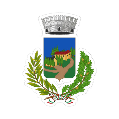 Bulgarograsso-Stemma (Italy) (Coat of Arms) STICKER Vinyl Kiss-Cut Decal 4 Inch White - The Sticker Space