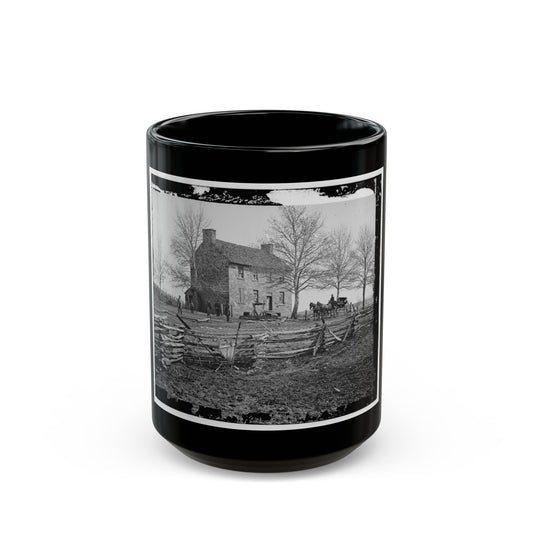 Bull Run, Va. Matthews' Or The Stone House (U.S. Civil War) Black Coffee Mug