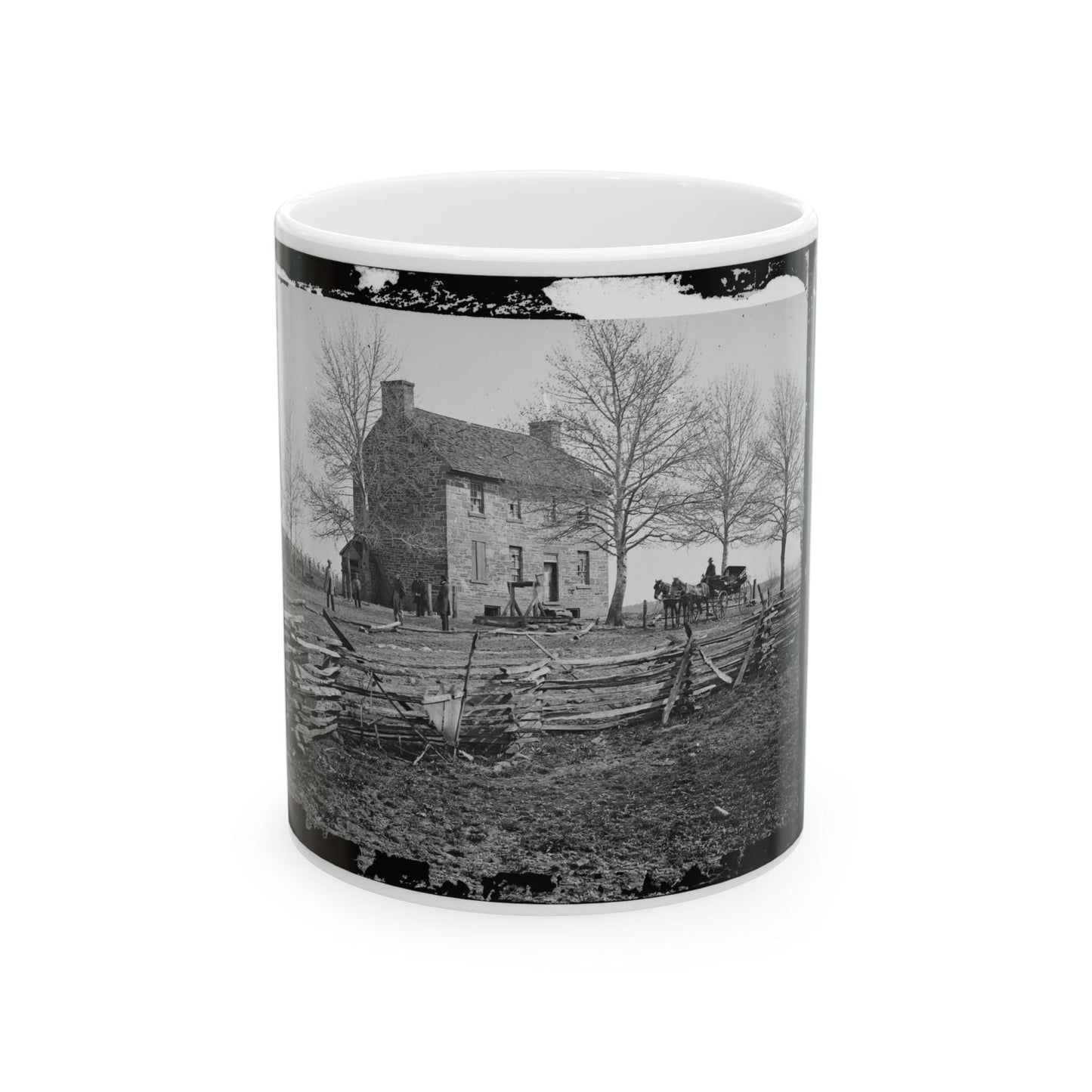 Bull Run, Va. Matthews' Or The Stone House (U.S. Civil War) White Coffee Mug