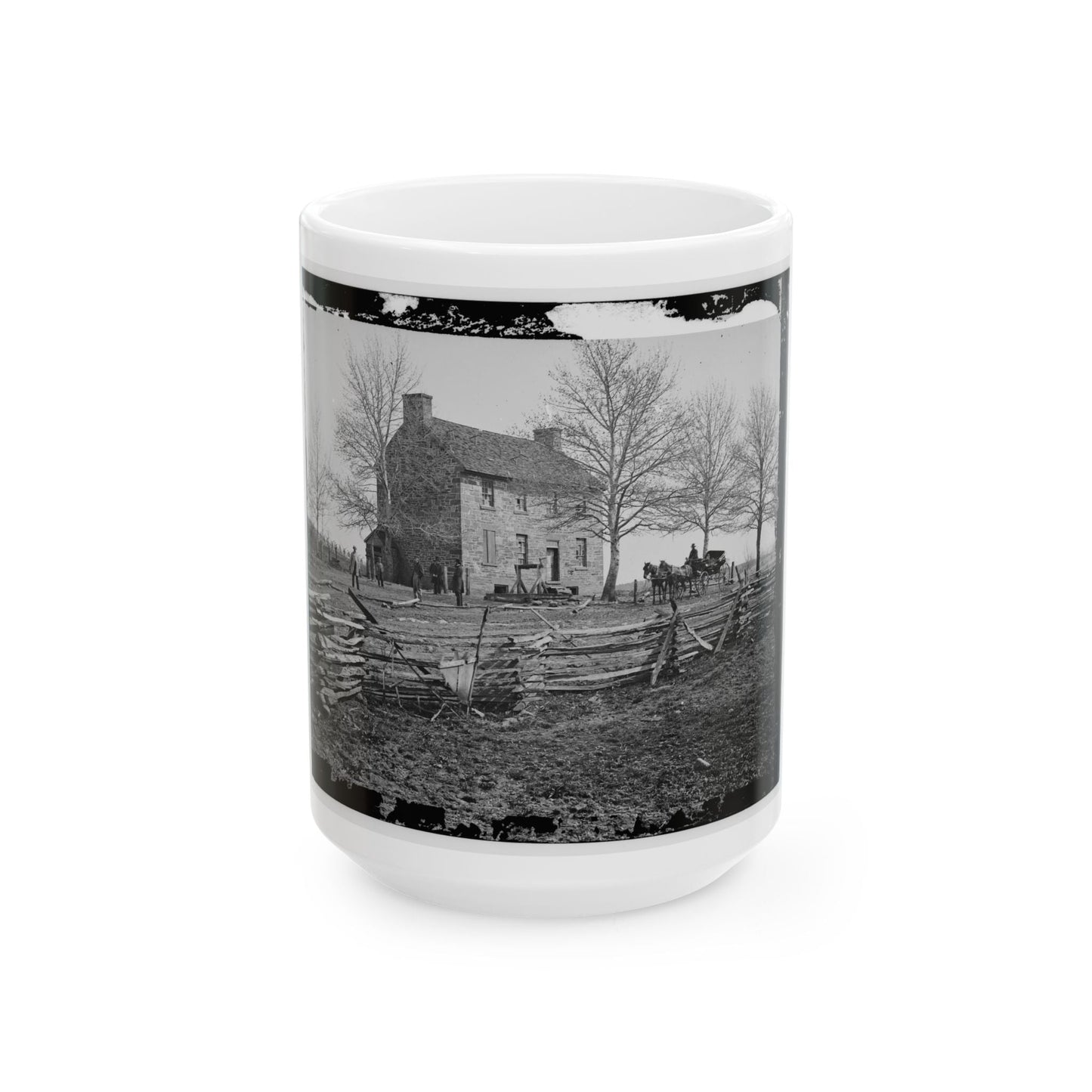 Bull Run, Va. Matthews' Or The Stone House (U.S. Civil War) White Coffee Mug