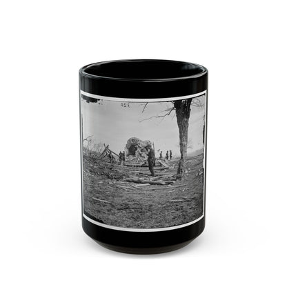 Bull Run, Va. Ruins Of Mrs. Judith Henry's House (U.S. Civil War) Black Coffee Mug-15oz-The Sticker Space