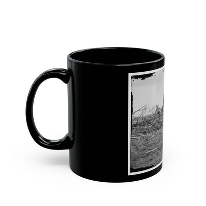 Bull Run, Va. Ruins Of Mrs. Judith Henry's House (U.S. Civil War) Black Coffee Mug-The Sticker Space