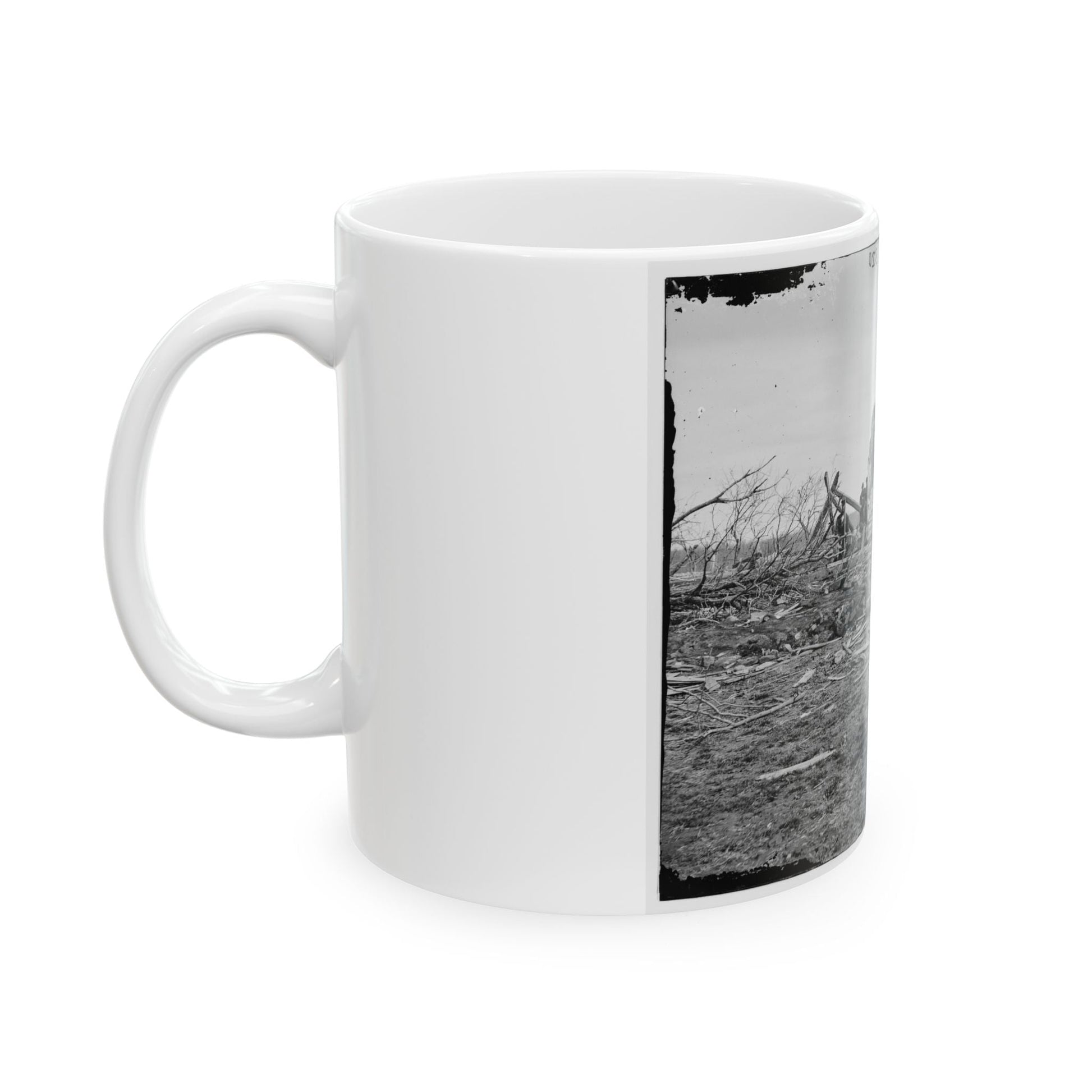 Bull Run, Va. Ruins Of Mrs. Judith Henry's House (U.S. Civil War) White Coffee Mug-The Sticker Space