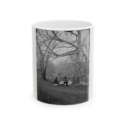 Bull Run, Va. Ruins Of Railroad Bridge At Blackburn's Ford (U.S. Civil War) White Coffee Mug-11oz-The Sticker Space