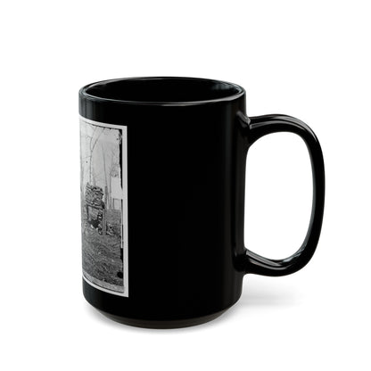 Bull Run, Va. Sudley Church (U.S. Civil War) Black Coffee Mug-The Sticker Space