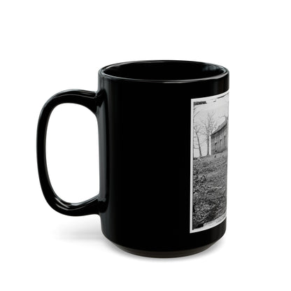 Bull Run, Va. Sudley Church (U.S. Civil War) Black Coffee Mug-The Sticker Space