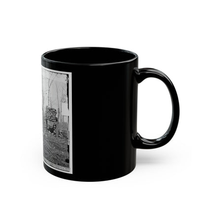 Bull Run, Va. Sudley Church (U.S. Civil War) Black Coffee Mug-The Sticker Space