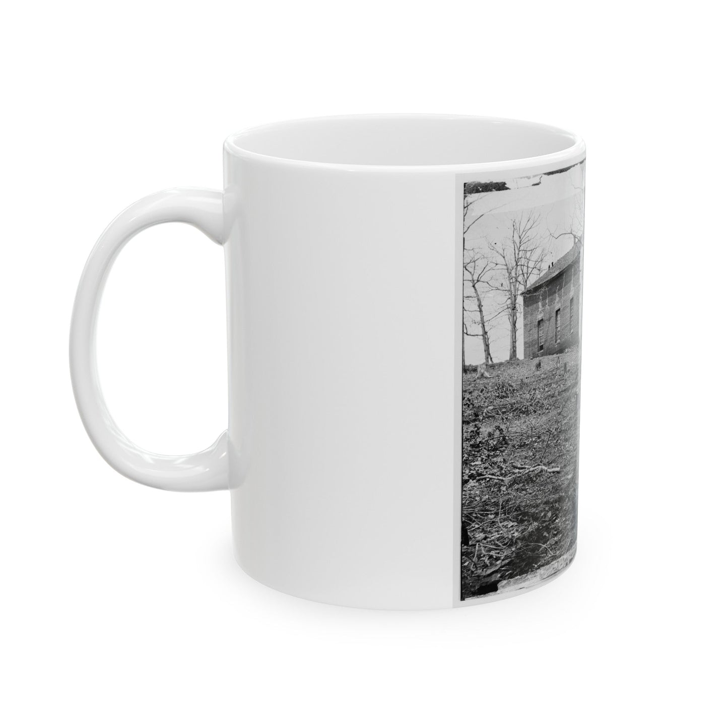 Bull Run, Va. Sudley Church (U.S. Civil War) White Coffee Mug-The Sticker Space