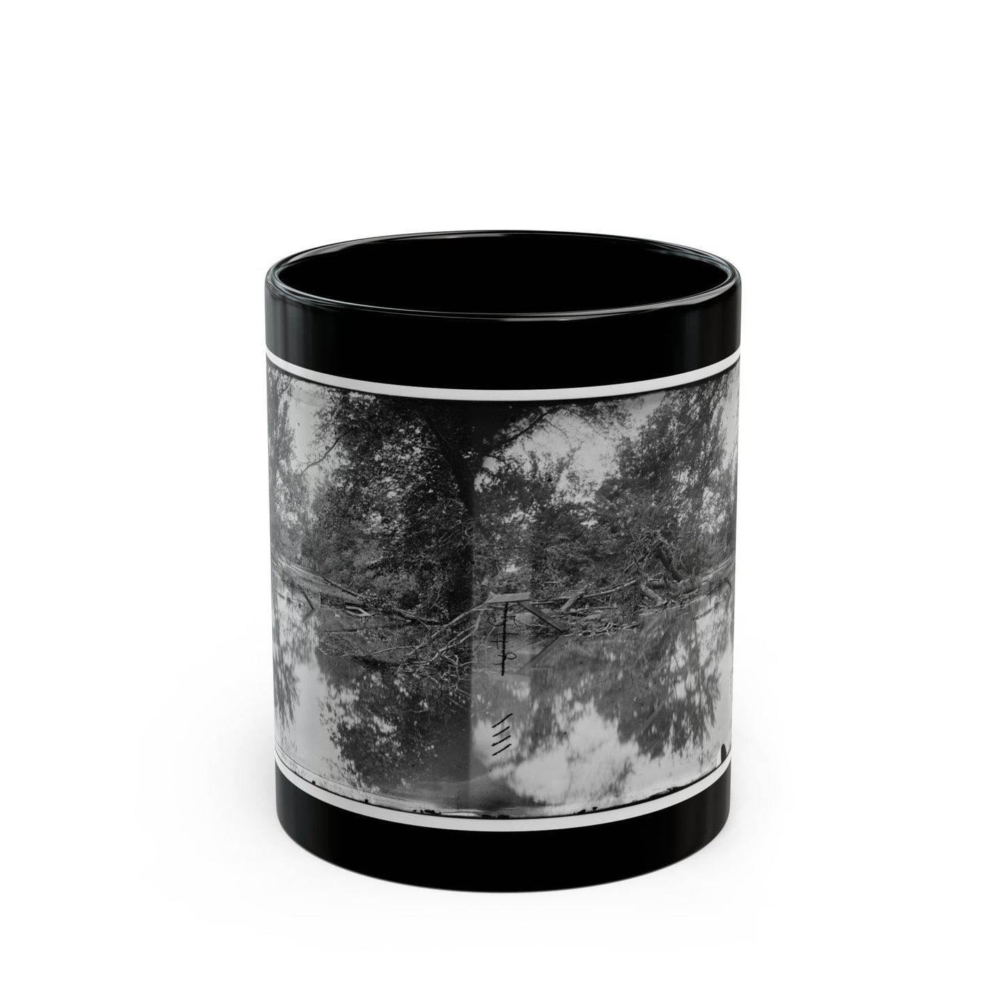 Bull Run, Va. View Of Bull Run (U.S. Civil War) Black Coffee Mug