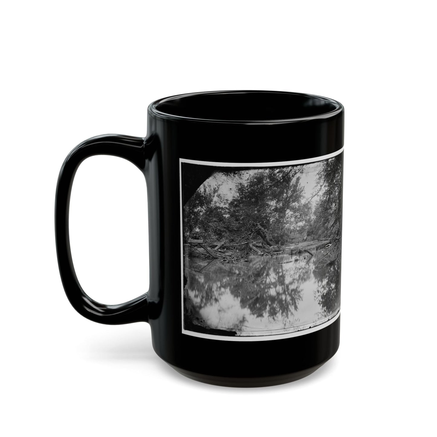 Bull Run, Va. View Of Bull Run (U.S. Civil War) Black Coffee Mug